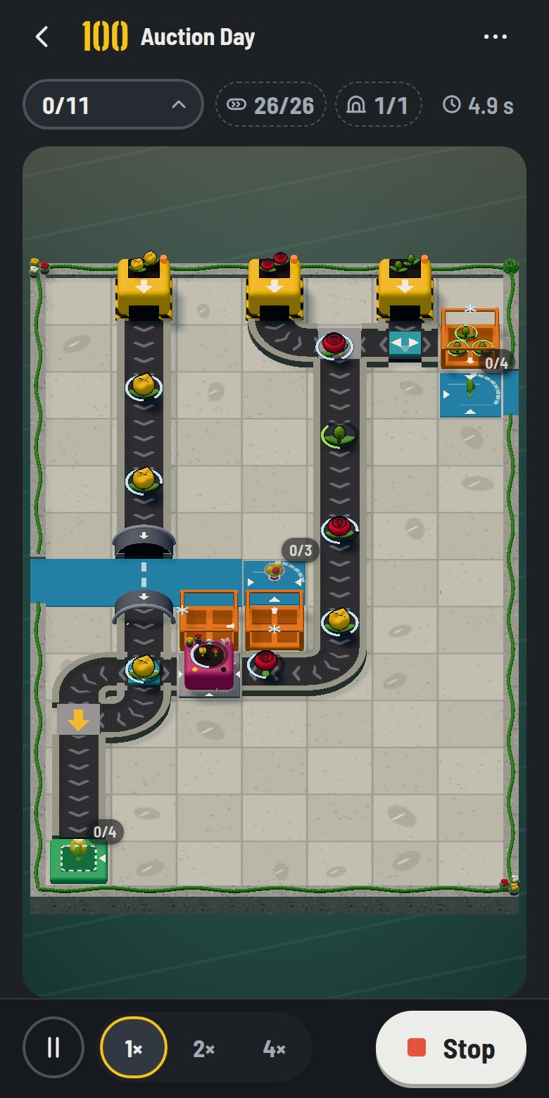 Screenshot: The Flower Market